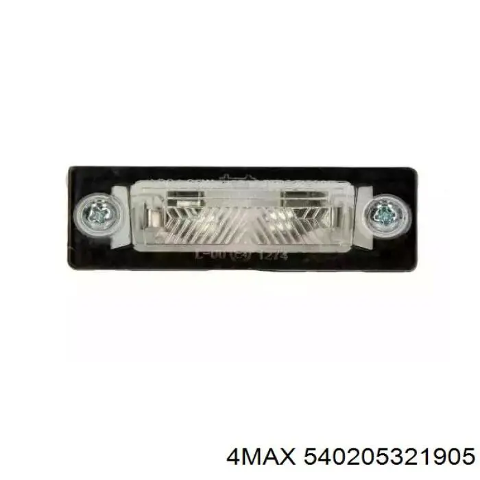 Do koszyka 9549957E Polcar Lampa oświetlenia tylnej tablicy rejestracyjnej
