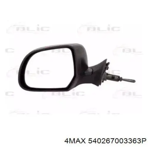 Do koszyka 963731HA0A Nissan/Infiniti Lusterko wsteczne lewe