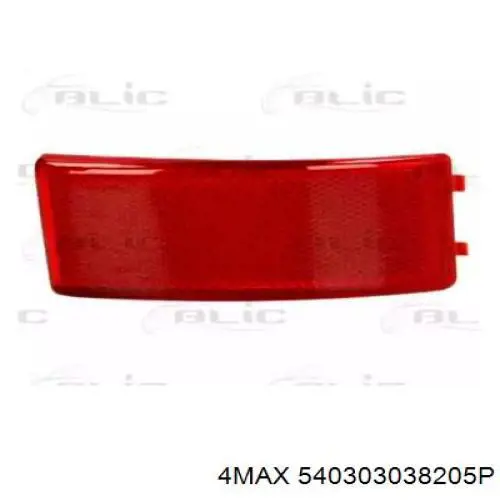 Lampa odblaskowa zderzaka tylnego lewa 4max 540303038205P cena, od 16,26 USD
