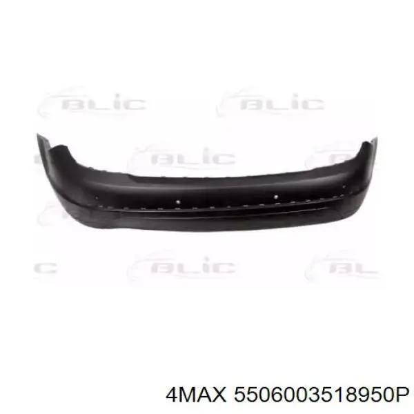Zderzak tylny Mercedes A20488013409999 cena, od 157,36 USD
