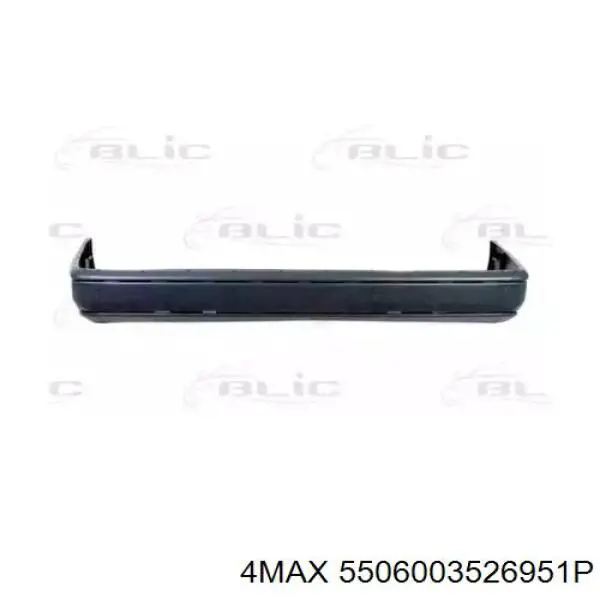 Zderzak tylny Mercedes E sedana (W124) (1984 - 1993) cena, od 219,34 USD