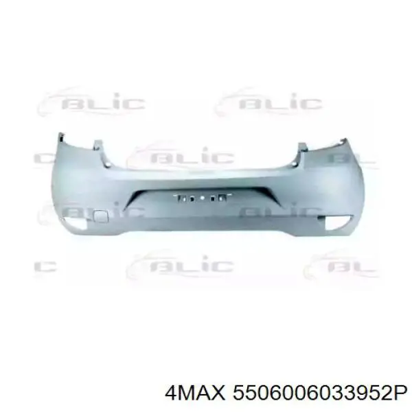 Do koszyka 7701479250 Renault (RVI) Zderzak tylny