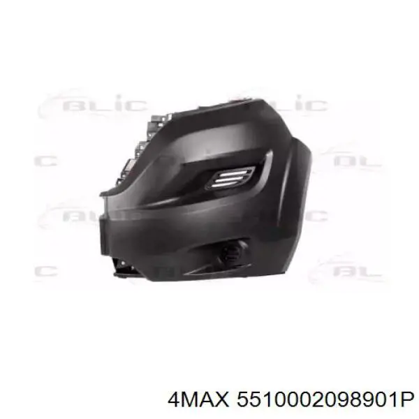 Zderzak przedni, lewa część Peugeot/Citroen 1612473480 cena, od 79,04 USD