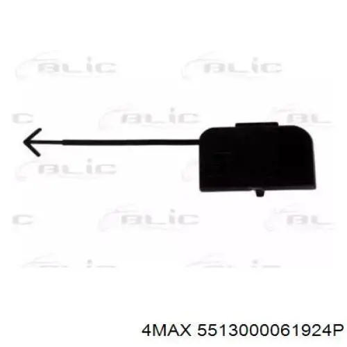 Zaślepka haku holowniczego zderzaka przednia BMW 3 sedana (E46) (1998 - 2005) cena, od 5,69 USD