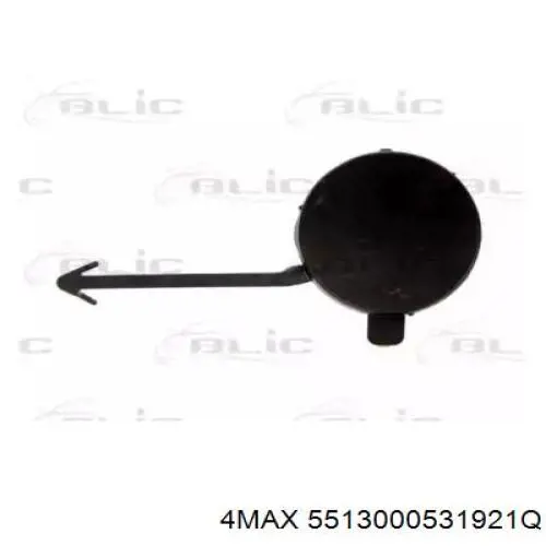 Zaślepka haku holowniczego zderzaka przednia Citroen C3 II hatchback (A51) (2009 - 2016) cena, od 19,59 USD