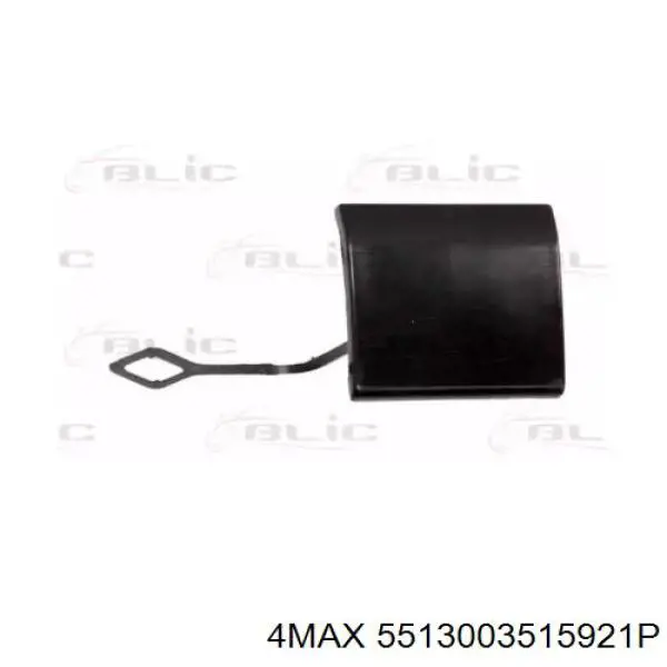 Do koszyka A2038850026 Mercedes Zaślepka haku holowniczego zderzaka przednia