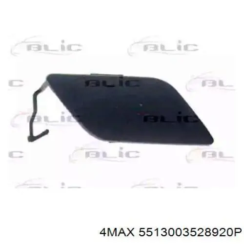 A21188510229999 Mercedes Zaślepka haku holowniczego zderzaka przednia