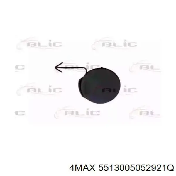 Zaślepka haku holowniczego zderzaka przednia Opel Astra H kombi (L35) (2004 - 2014) cena, od 16,63 USD