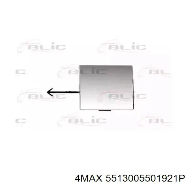 Zaślepka haku holowniczego zderzaka przednia Peugeot 107 hatchback (2005 - 2016) cena, od 23,70 USD