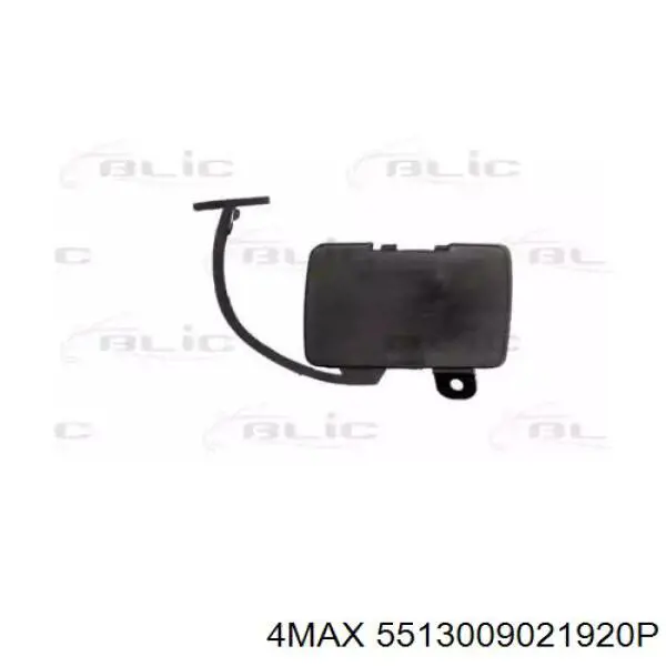 Zaślepka haku holowniczego zderzaka przednia do Volvo S60 I RS, RH