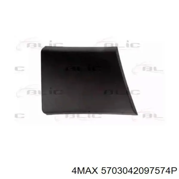 735422945 Fiat/Alfa/Lancia Nakładka słupka nadwozia zewnętrzna środkowa prawa