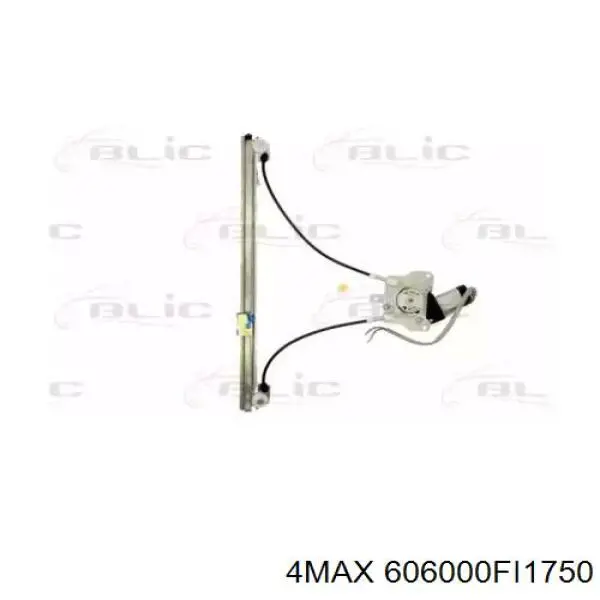 Do koszyka 922290FS Peugeot/Citroen Mechanizm podnoszenia szyby drzwi przednich prawych