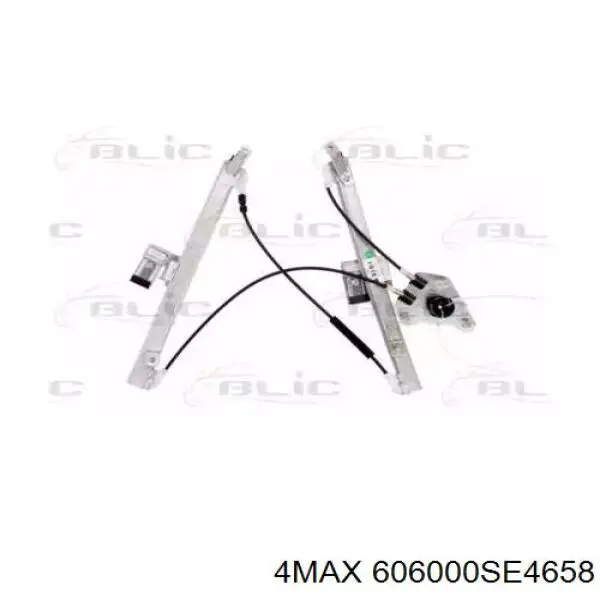 Mechanizm podnoszenia szyby drzwi przednich prawych Seat Leon 2 (1P1)