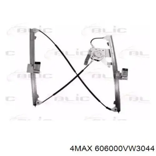 7M0837462A VAG Mechanizm podnoszenia szyby drzwi przednich prawych
