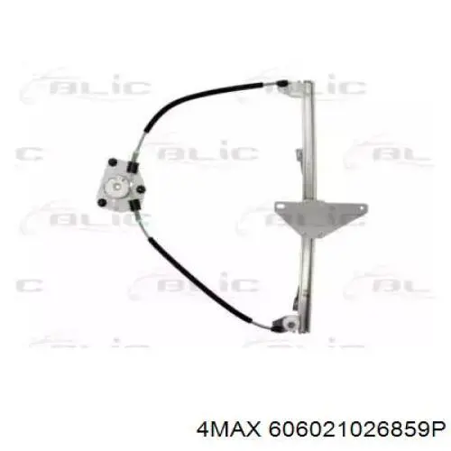 Do koszyka ZRCT705L Electric Life Mechanizm podnoszenia szyby drzwi przednich lewych