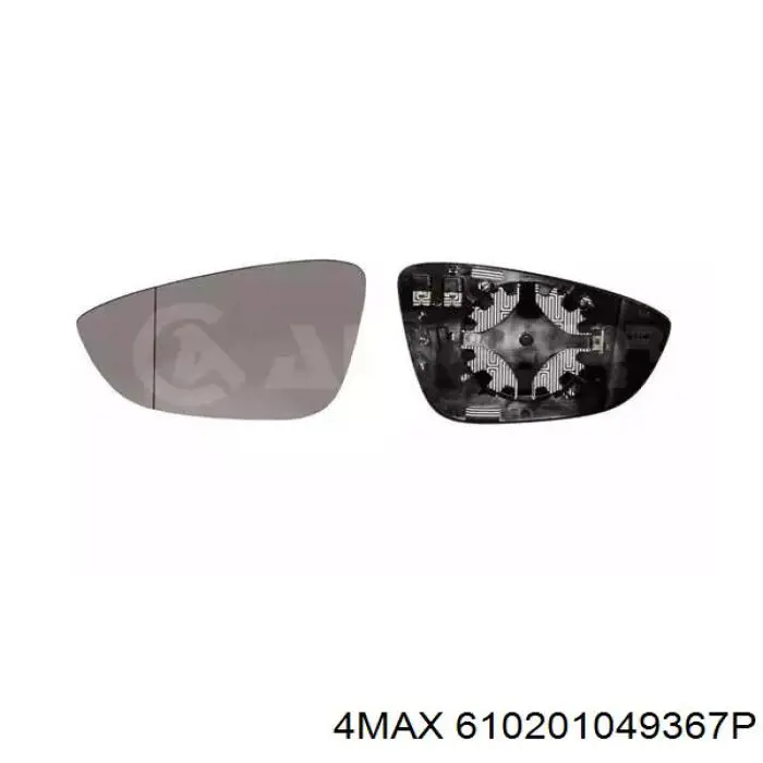 610201049367P 4max Wkład lusterka wstecznego lewego