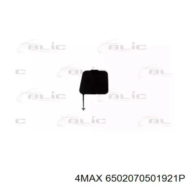 Zaślepka haku holowniczego zderzaka przednia Citroen C1 I hatchback (PM, PN) (2005 - 2014) cena, od 12,26 USD