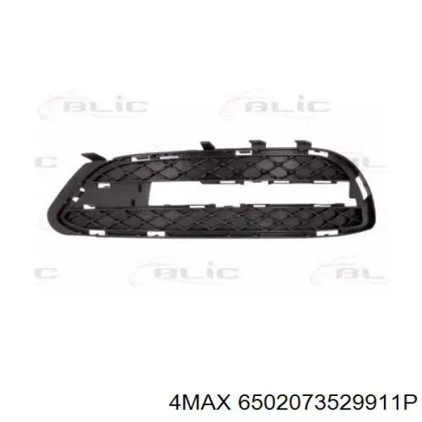 Do koszyka 2128851723 Mercedes Zaślepka (kratki) lamp przeciwmgielnych zderzaka przedniego lewa