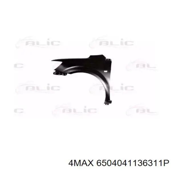 Błotnik przedni lewy 4max 6504041136311P cena, od 78,53 USD