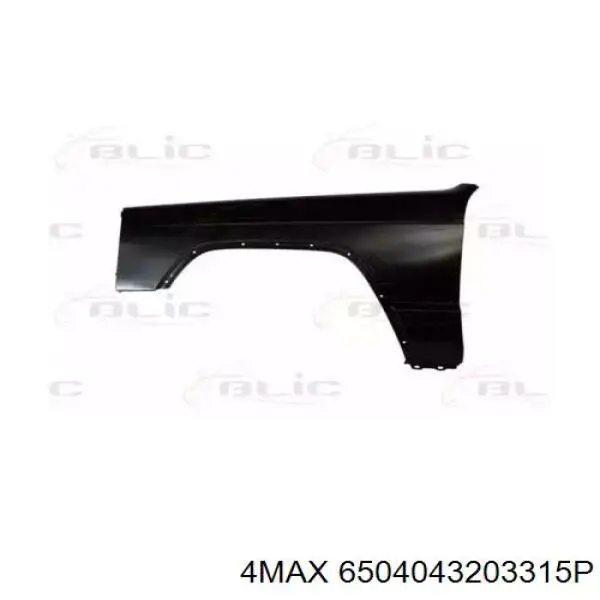 Błotnik przedni lewy Jeep Cherokee II SUV (XJ) (1988 - 2001) cena, od 117,46 USD