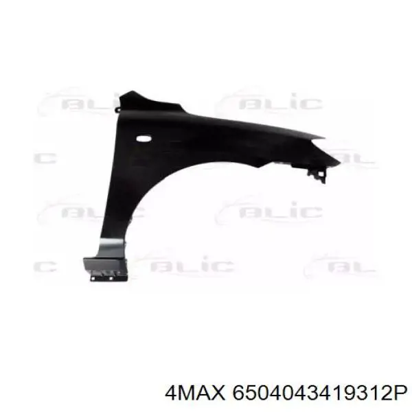 Błotnik przedni prawy Mazda 2 I hatchback (DY) (2003 - 2007) cena, od 142,31 USD