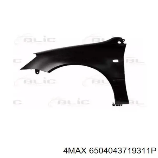 Błotnik przedni lewy Mitsubishi Lancer IX sedana (CSA) (2003 - 2008) cena, od 55,37 USD