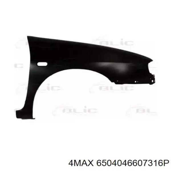 Do koszyka Błotnik przedni prawy Volkswagen Caddy II 9K9