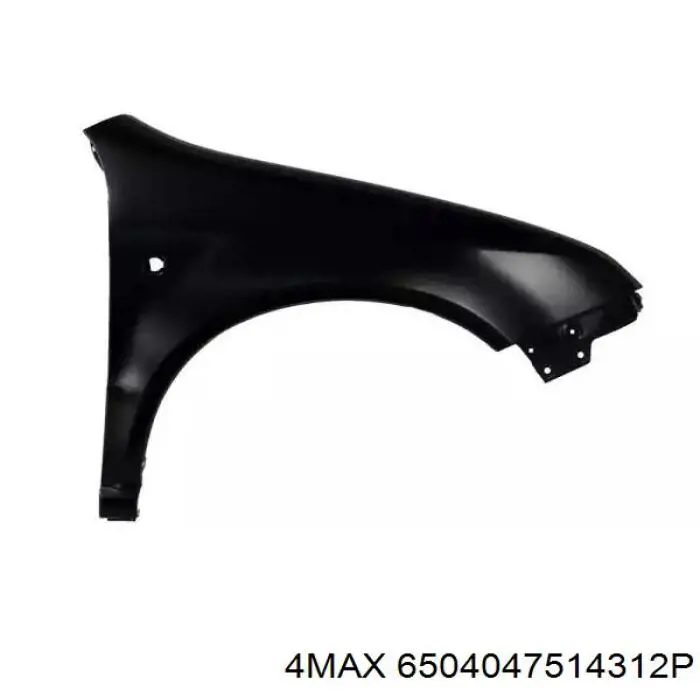 Błotnik przedni prawy 4max 6504047514312P cena, od 78,59 USD