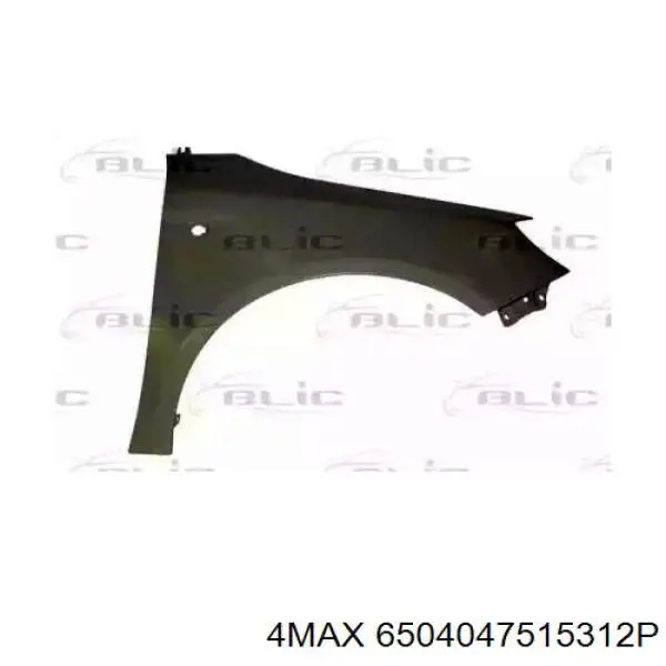 Błotnik przedni prawy 4max 6504047515312P cena, od 93,61 USD