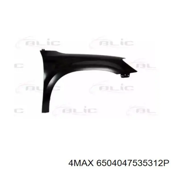 Błotnik przedni prawy Skoda Yeti SUV (5L, 5L1, 5L2, 5L6, 5L7) (2009 - 2017) cena, od 56,75 USD