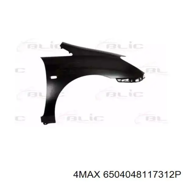 Błotnik przedni prawy Toyota Corolla VERSO minivan (E12J) (2001 - 2004) cena, od 152,62 USD