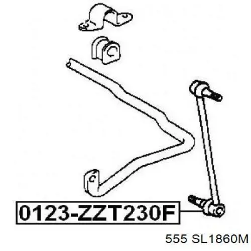 SL1860M 555 Łącznik stabilizatora przedniego