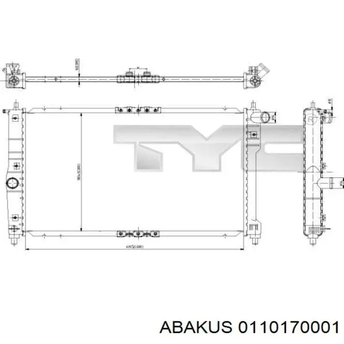 Do koszyka 96182260 ZAZ Chłodnica silnika