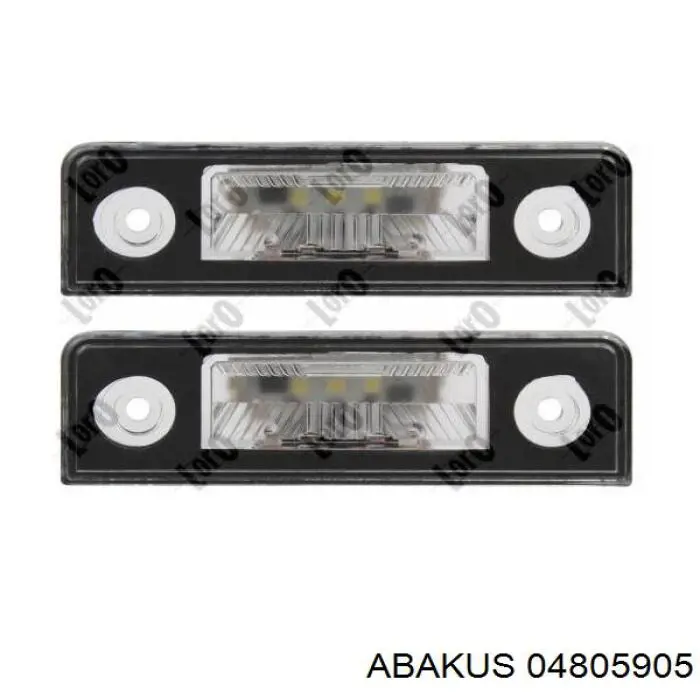 Lampa oświetlenia tylnej tablicy rejestracyjnej Depo/Loro/Abakus 04805900 cena, od 15,53 USD