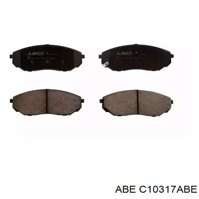 Do koszyka C10317ABE ABE Klocki hamulcowe przednie tarczowe