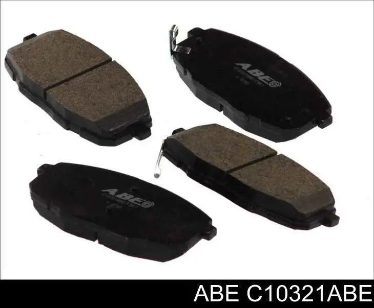 Klocki hamulcowe przednie tarczowe ABE C10321ABE cena, od 24,33 USD