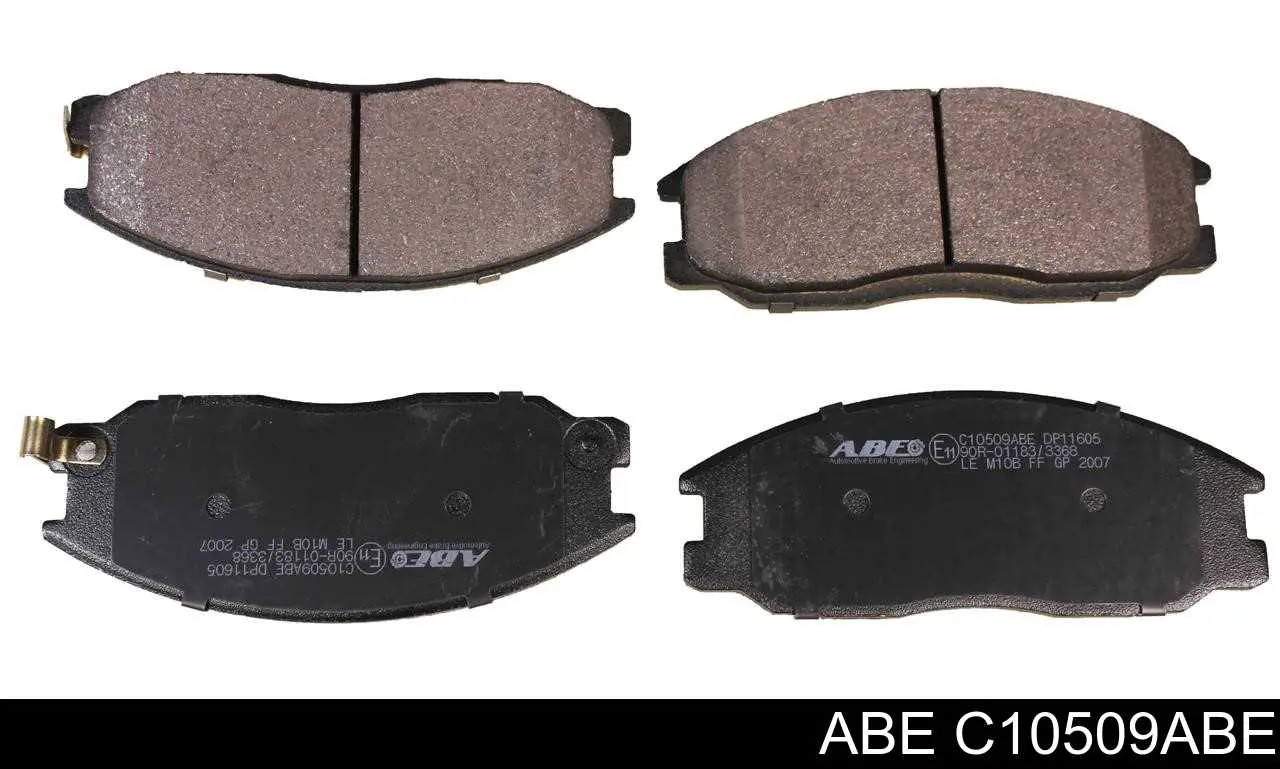 Do koszyka C10509ABE ABE Klocki hamulcowe przednie tarczowe