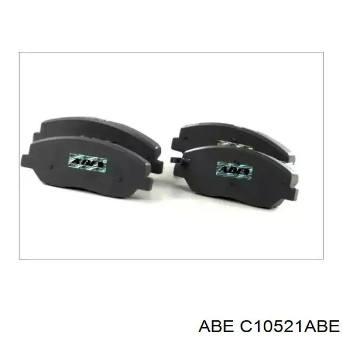 Do koszyka C10521ABE ABE Klocki hamulcowe przednie tarczowe