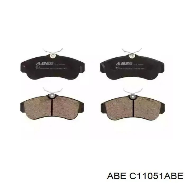 Klocki hamulcowe przednie tarczowe ABE C11051ABE cena, od 22,94 USD
