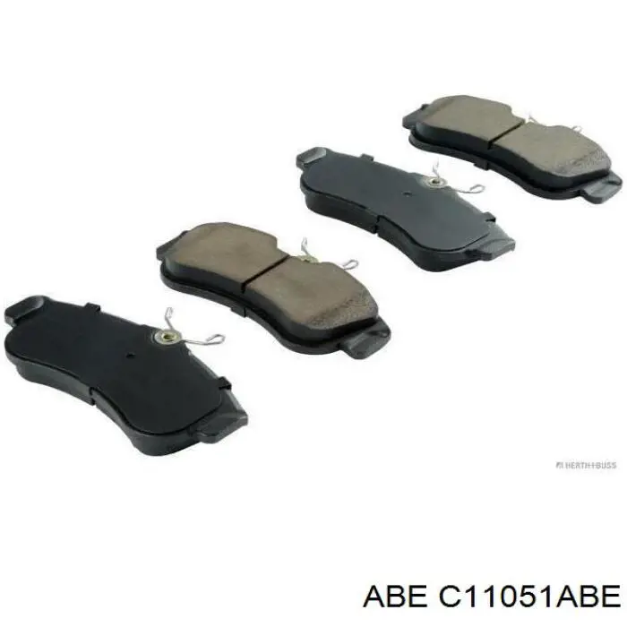 Do koszyka C11051ABE ABE Klocki hamulcowe przednie tarczowe