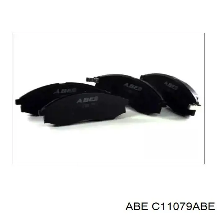 Do koszyka C11079ABE ABE Klocki hamulcowe przednie tarczowe
