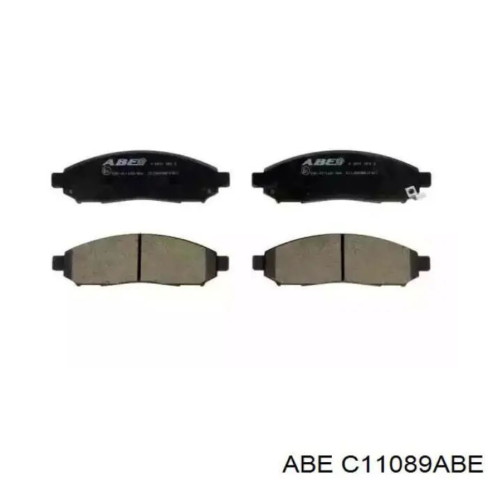 Klocki hamulcowe przednie tarczowe ABE C11089ABE cena, od 29,66 USD