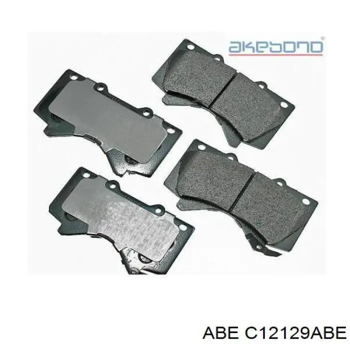 Do koszyka C12129ABE ABE Klocki hamulcowe przednie tarczowe