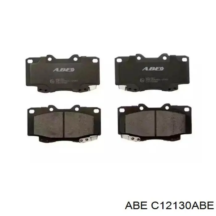 Klocki hamulcowe przednie tarczowe ABE C12130ABE cena, od 28,97 USD