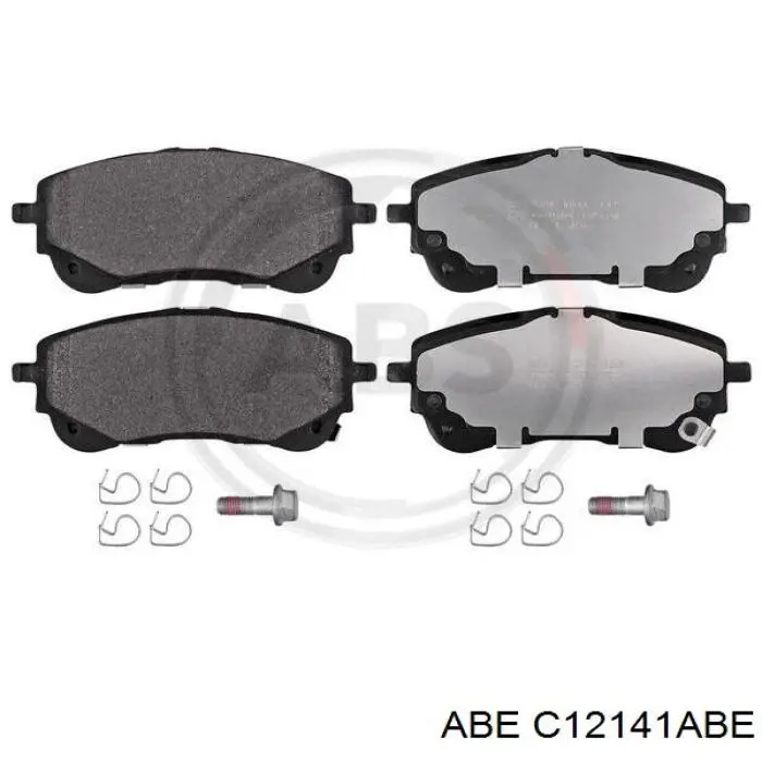 C12141ABE ABE Klocki hamulcowe przednie tarczowe