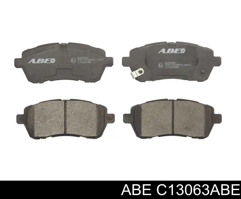 Klocki hamulcowe przednie tarczowe ABE C13063ABE cena, od 27,28 USD