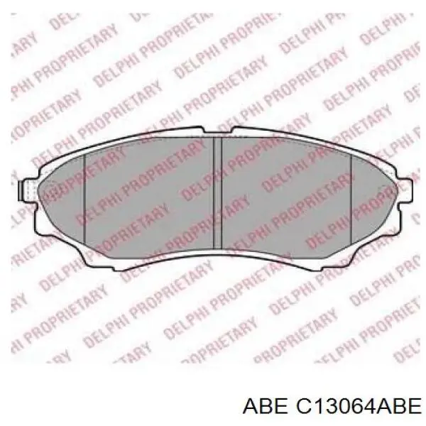 Do koszyka C13064ABE ABE Klocki hamulcowe przednie tarczowe