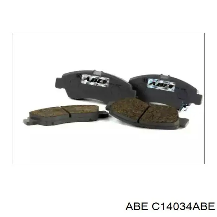 Do koszyka C14034ABE ABE Klocki hamulcowe przednie tarczowe