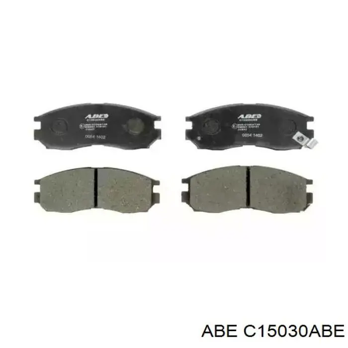 Klocki hamulcowe przednie tarczowe ABE C15030ABE cena, od 21,78 USD