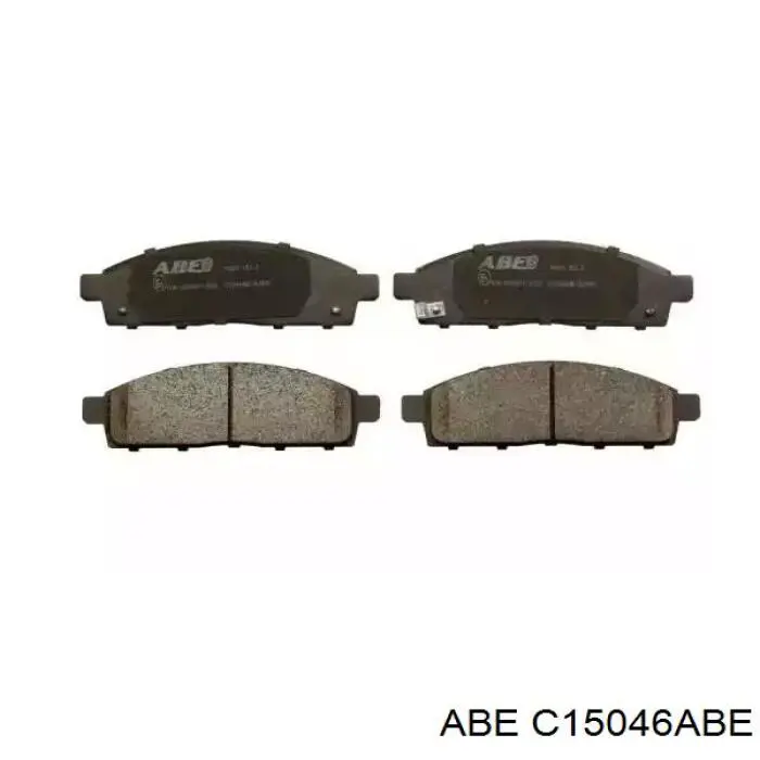 Klocki hamulcowe przednie tarczowe ABE C15046ABE cena, od 26,74 USD